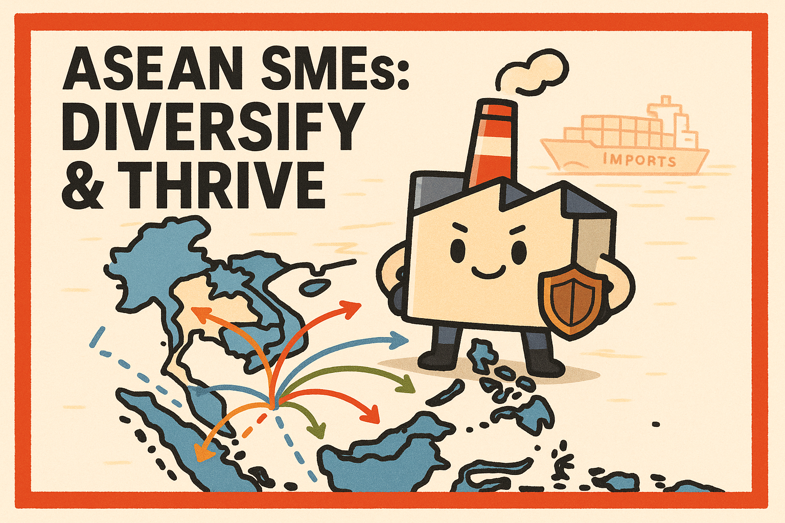 Supply Chain Diversification Strategies: How ASEAN SMEs Can Compete Against Chinese Imports