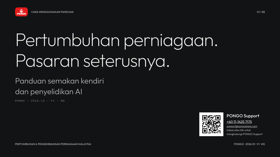 Kulit panduan sebenar · Bahasa Melayu