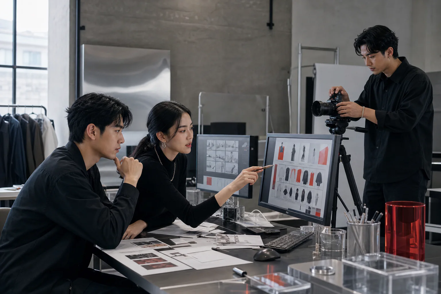 Technology accelerates the workflow. People own the idea., conceptual visualization
