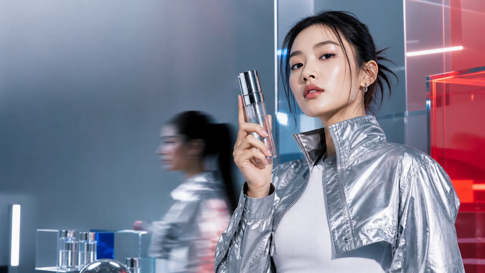 Neo Seoul conceptual editorial artwork for K-Beauty market entry in Southeast Asia