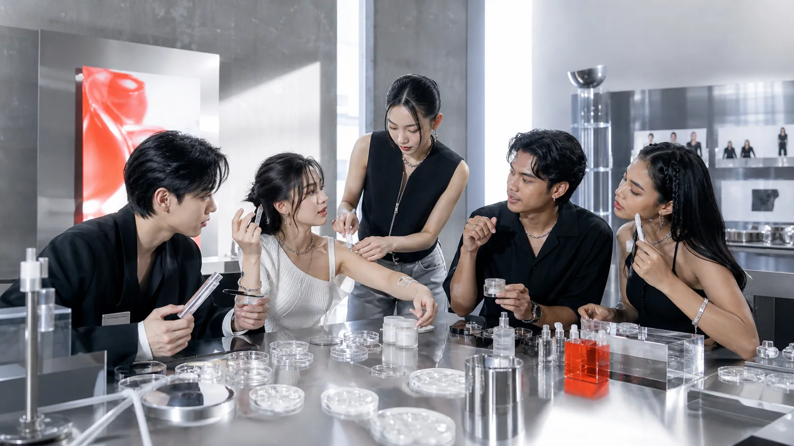 Conceptual visualization of Korean beauty growth in Southeast Asia