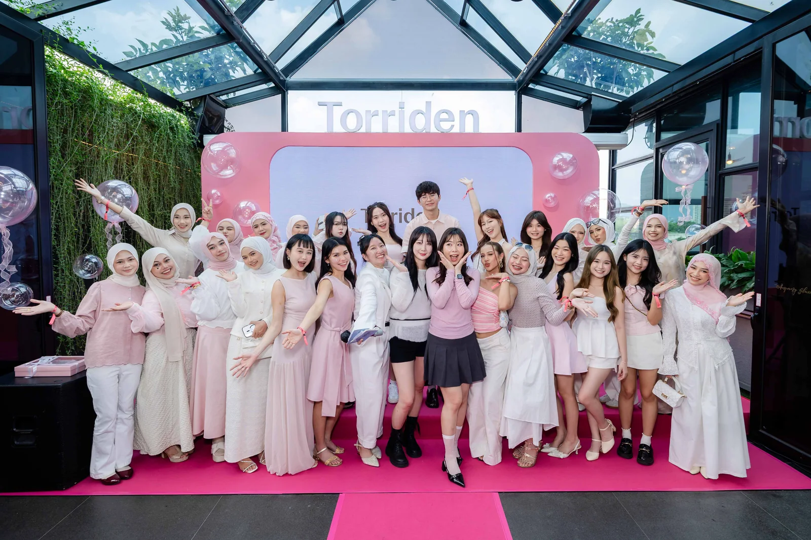 Real group photograph from a Torriden offline activity planned and executed by PONGO