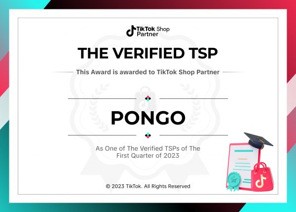 PONGO awarded the title of “The Verified TSP” for TikTok Q1 2023